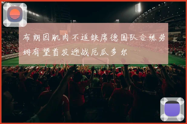 布朗因肌肉不适缺席德国队合练劳姆有望首发迎战厄瓜多尔